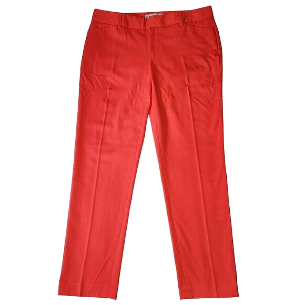 Gap Orange Slim Cropped Pants Tailored Ankle  Length Size 2 Great for office